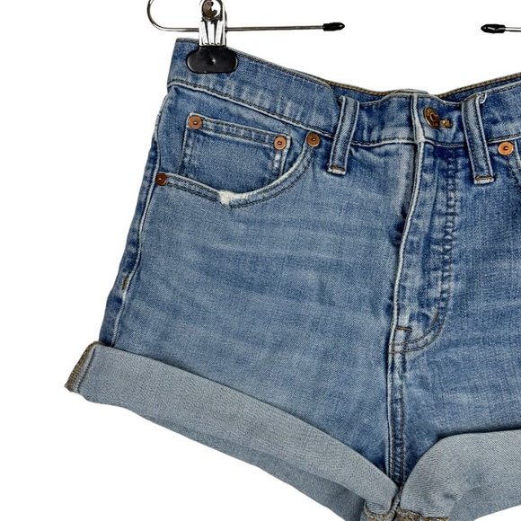 Madewell High-Rise Denim Shorts Size 27 - Picture 3 of 10